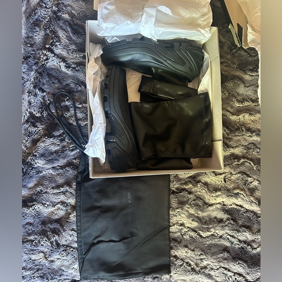 1017 ALYX 9SM Black Fixed Sole Thigh-High Boots never worn! - Picture 2 of 7